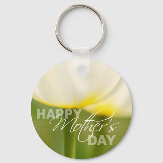 Porte-clés Joyeuses Tulipes de la Fête des Mères (Recto)