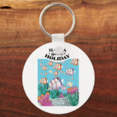 Porte-clés Joyeuses vacances, (Recto)
