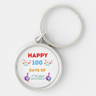 Porte-clés Joyeux 100 Jours de musique