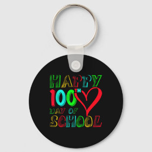 Porte-clés Joyeux 100e jour d'école 100 jours Adorables élève