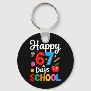 Porte-clés Joyeux 67 Jours D'école Enseignant Enfants Drôle 6