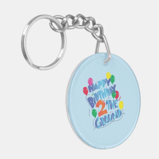 Porte-clés Joyeux anniversaire (Devant gauche)