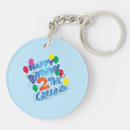 Porte-clés Joyeux anniversaire (Dos)