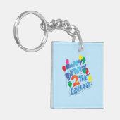 Porte-clés Joyeux anniversaire (Devant gauche)