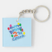 Porte-clés Joyeux anniversaire (Dos)