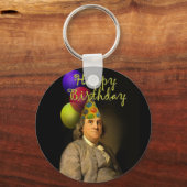 Porte-clés Joyeux Anniversaire De Ben Franklin (Recto)