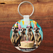 Porte-clés Joyeux anniversaire de Meerkat, (Verso)