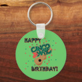 Porte-clés Joyeux anniversaire du Cinco de Mayo ! (Recto)