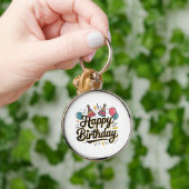 Porte-clés Joyeux Anniversaire Festif (Main)