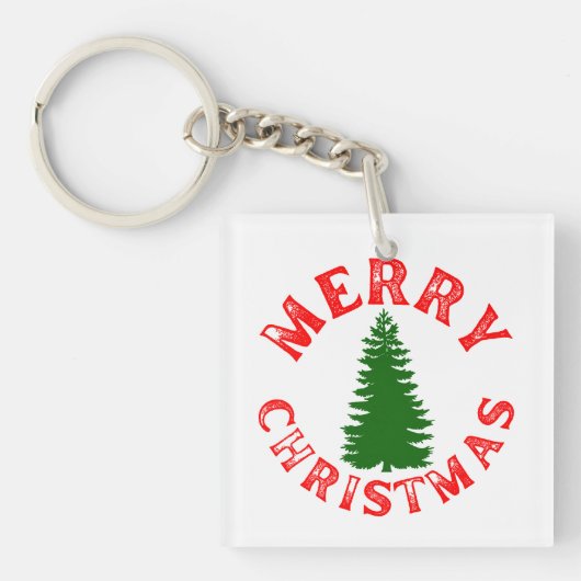 PORTE-CLÉS JOYEUX ARBRE DE NOËL (Devant)