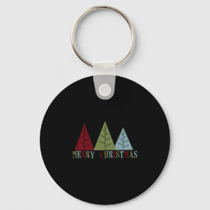 Porte-clés Joyeux arbres de Noël