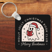 Porte-clés Joyeux bookmas livre amoureux Noël (Recto)
