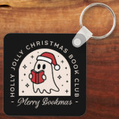 Porte-clés Joyeux bookmas livre amoureux Noël (Verso)