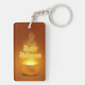 Porte-clés Joyeux Caldron de la sorcière d'Halloween (Dos)