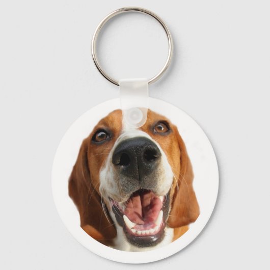 Porte-clés Joyeux chien (Recto)