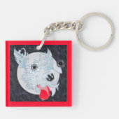 Porte-clés Joyeux chien (Dos)