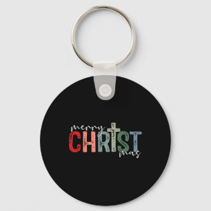Porte-clés Joyeux Christ Mas Christian Dieu à Noël