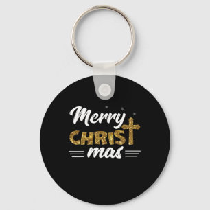 Porte-clés Joyeux Christ Mas Drôle Famille de Noël Matching G