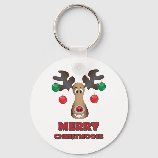 Porte-clés Joyeux Christmoose ! (Recto)