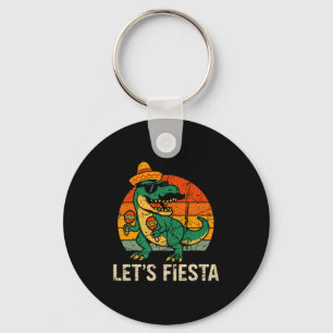 Porte-clés Joyeux cinco de mayo dino t-rex mexicain fiesta ga