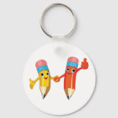 Porte-clés Joyeux crayons (Recto)