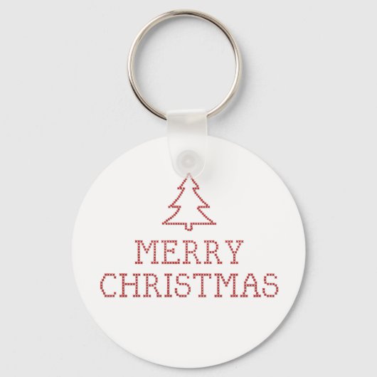 Porte-clés Joyeux croix de Noël (Recto)