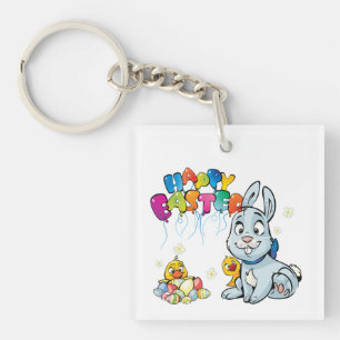 Porte-clés Joyeux dessin de Pâques