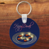 Porte-clés Joyeux Diwali Ganesha Rangoli - Porte - clé (Recto)