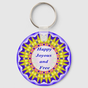 Porte-clés Joyeux et libre