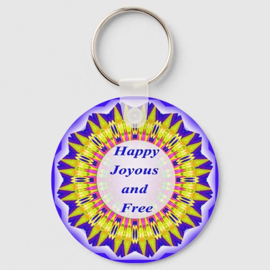 Porte-clés Joyeux et libre (Recto)