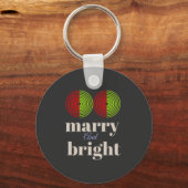 Porte-clés "Joyeux et lumineux : Célébrez la joie de la saiso (Recto)