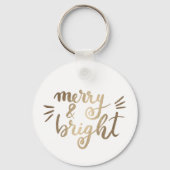 Porte-clés Joyeux et lumineux - or (Verso)