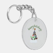 Porte-clés Joyeux et Noël magique avec un Twist Dragon (Devant gauche)