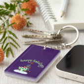 Porte-clés Joyeux et Noël magique avec un Twist Dragon (Devant droit)