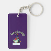 Porte-clés Joyeux et Noël magique avec un Twist Dragon (Dos)