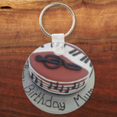 Porte-clés Joyeux gâteau de maman d'anniversaire (Recto)