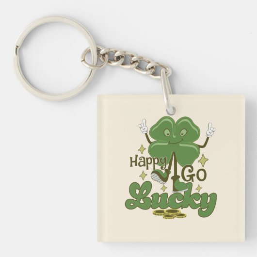 Porte-clés Joyeux Go Lucky St. Patrick's Day (Devant)
