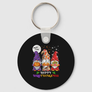 Porte-clés Joyeux Hallothanksmas Gnome Amateur Halloween Than