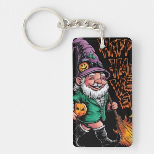 Porte-clés Joyeux Halloween (Devant)