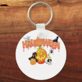 Porte-clés Joyeux Halloween (Recto)