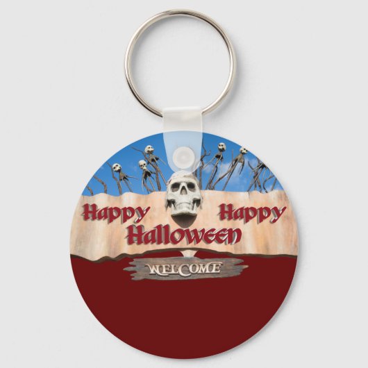 Porte-clés Joyeux Halloween (Recto)