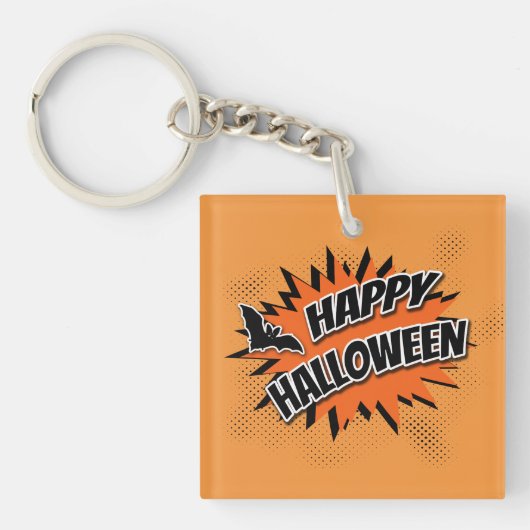 Porte-clés Joyeux Halloween (Devant)