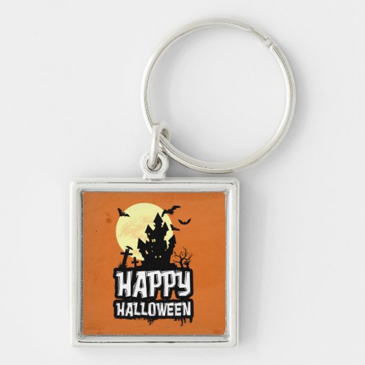 Porte-clés Joyeux Halloween (Devant)
