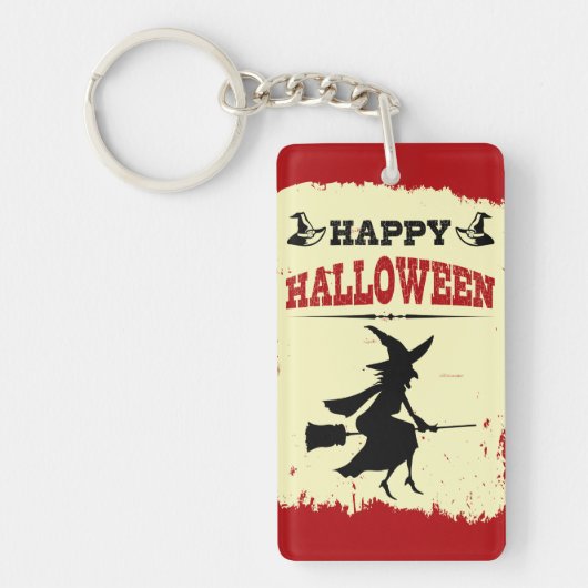 Porte-clés Joyeux Halloween (Devant)