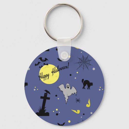Porte-clés Joyeux Halloween (Recto)