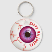 Porte-clés Joyeux Halloween Éffrayant Sloodshot Eyeball (Recto)