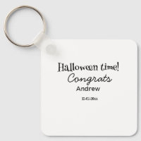 Joyeux Halloween félicitations nom date année dipl