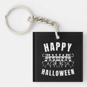 PORTE-CLÉS JOYEUX HALLOWEEN SQUELETTES DANSEURS