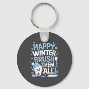 Porte-clés Joyeux Hiver Bruhem Toutes Dents Dentaires Dentist