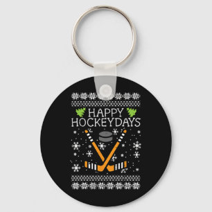Porte-clés Joyeux Hockeydays Noël moche Noël Noël Noël Noël H